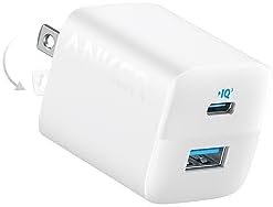 USB C Charger 33W, Anker 323 Charger, 2 Port Compact Charger with Foldable Plug