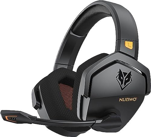 NUBWO G06 Dual Wireless Gaming Headset with Microphone for PS5, PS4, PC, Mobile