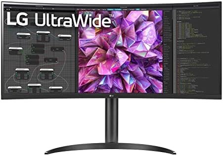 LG UltraWide QHD 34-Inch Curved Computer Monitor 34WQ73A-B, IPS