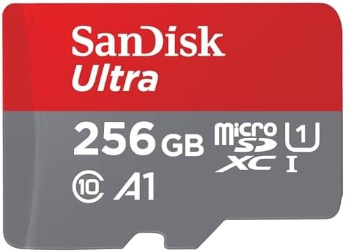 SanDisk 256GB Ultra microSDXC UHS-I Memory Card with Adapter - Up to 150MB/s