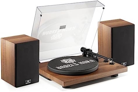 ANGELS HORN Vinyl Record Player, Hi-Fi System Bluetooth Turntable Players