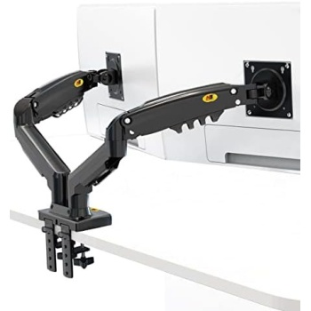 NB North Bayou Dual Monitor Desk Mount Stand Full Motion Swivel Computer Monitor